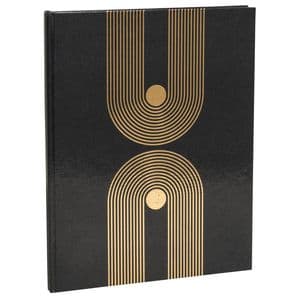 Picture 2 of Gastenboek Exacompta Graphik 270x220mm blanco zwart