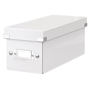 Picture 2 of CD-opbergdoos Leitz Click & Store WOW gerecycled karton 143x136x352mm wit