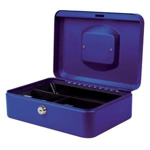 Picture 1 of Geldkist Pavo 250x180x90mm blauw