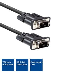 Picture 3 of Kabel ACT VGA Monitor 1.8 meter