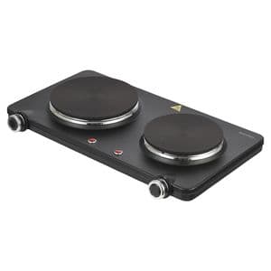 Picture 1 of Kookplaat Inventum elektrisch 2 zones zwart