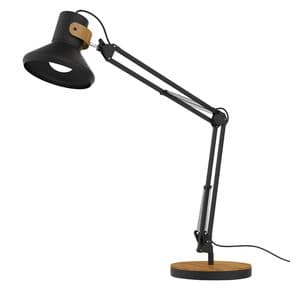 Picture 1 of Bureaulamp Unilux Baya led bamboe zwart