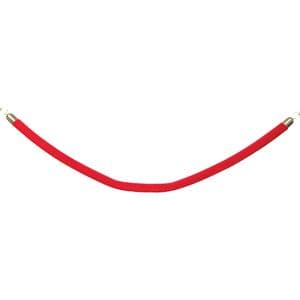 Picture 3 of Afzetkoord Securit 150cm rood met goudkleurige knop