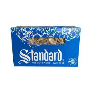 Picture 1 of Elastiek Standard Rubber Bands 18 80x1.5mm 500gr 1660 stuks bruin