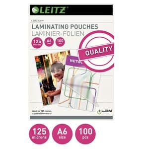 Picture 1 of Lamineerhoes Leitz ILAM A6 2x125micron EVA 100 stuks