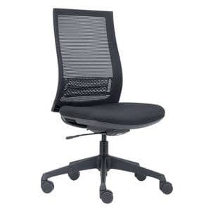 Picture 2 of Bureaustoel Euroseats Canillo netgespannen rug zwart