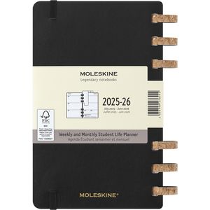 Picture 18 of Agenda 2025/2026 Moleskine 12M Academic Weekly 7dagen/1pagina Myrtle large sc black