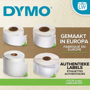 Picture 2 of Etiket Dymo LabelWriter multifunctioneel 38x190mm 1 rol á 110 stuks wit