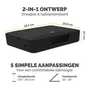 Picture 7 of Laptopstandaard Draagtas Fellowes Breyta zwart