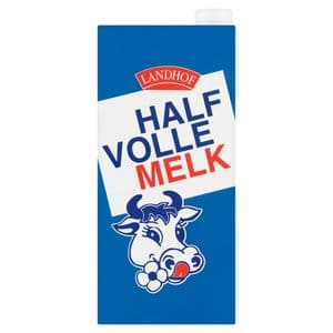 Picture 1 of Melk Landhof halfvol houdbaar pak 1 liter