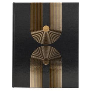 Picture 1 of Gastenboek Exacompta Graphik 270x220mm blanco zwart