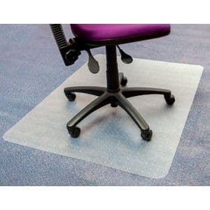 Picture 2 of Stoelmat Floortex PVC 120x90cm voor zachte vloeren retailpak