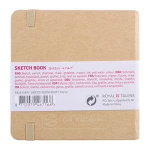 Picture 2 of Schetsboek Talens Art Creation 80 witte vellen 140gr 120x120mm kraft