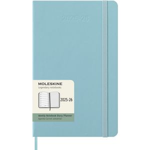Picture 7 of Agenda 2025/2026 Moleskine 18M Planner Weekly 7dagen/1pagina large hc aquamarine