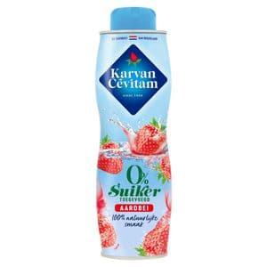 Picture 1 of Siroop Karvan Cevitam aardbei 0% suiker 600ml