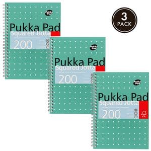 Picture 6 of Notitieboek Pukka Pad Jotta A5 ruit 5x5mm 200 pagina's 80gr groen
