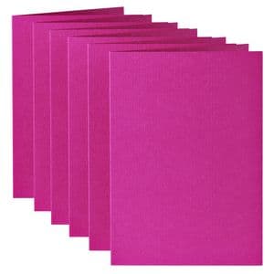 Picture 2 of Correspondentiekaart Papicolor dubbel 105x148mm felroze pak à 6 stuks