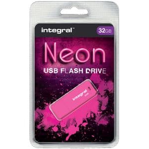 Picture 3 of USB stick 2.0 Integral Neon USB-A 32GB roze
