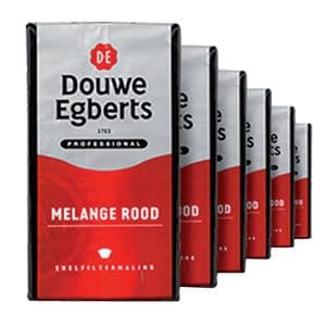 Picture 4 of Koffie Douwe Egberts snelfiltermaling Melange Rood 500gr