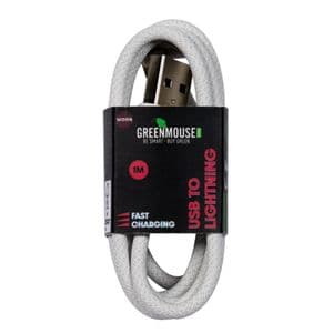 Picture 2 of Kabel Green Mouse USB-A to Lightning data Woven 1m