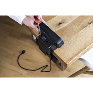 Picture 6 of Stekkerdoos Brennenstuhl bureau Estilo 10 voudig inclusief 1 USB C, 1 USB A, 2 meter zilver/zwart