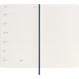 Picture 3 of Agenda 2025/2026 Moleskine 18M Planner Weekly 7dagen/1pagina large sc sapphire blue