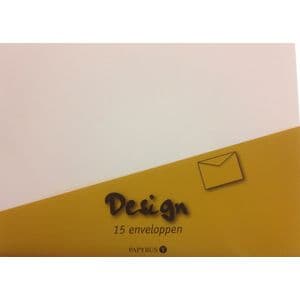 Picture 1 of Envelop Papyrus Envelpack Design C6 114x162mm wit 894406 15 stuks