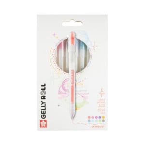 Picture 2 of Gelschrijver Sakura Gelly Roll Stardust 08 klikfunctie assorti 10st