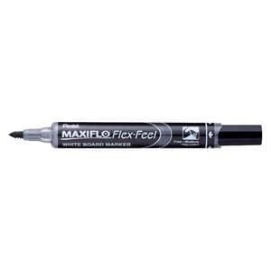 Picture 1 of Whiteboardmarker Pentel MWL5SBF Maxiflo rond 1.5-4.5mm zwart