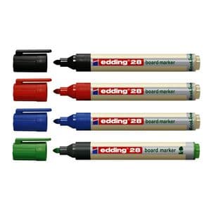Picture 1 of Whiteboardmarker edding 28 EcoLine rond 1.5-3mm rood