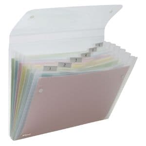 Picture 1 of Sorteermap Rexel Ice 6-vaks transparant