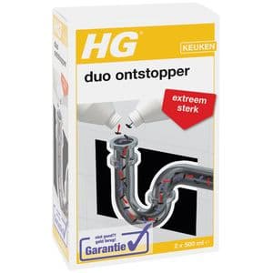 Picture 1 of Afvoerontstopper HG keuken Duo 2x500ml