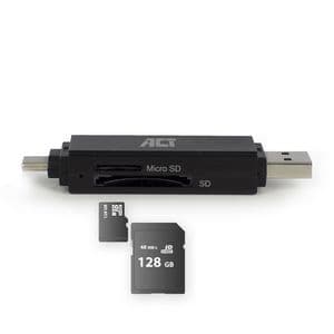 Picture 4 of Kaartlezer ACT USB-C/USB-A 3.0