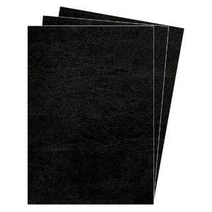 Picture 2 of Voorblad Fellowes A4 lederlook zwart 25 stuks
