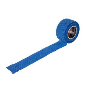 Picture 2 of Vingerpleister Allglue zelfklevend op een rol 25mmx4.5m blauw 3 rollen