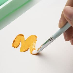 Picture 4 of Gouache HIMI 18 kleuren 30gr opbergbox groen