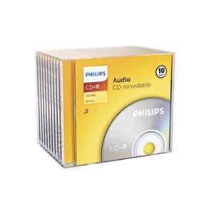 Picture 1 of CD-R Philips 80Min audio JC 10 stuks