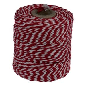 Picture 1 of Touw Muller katoen 50 gram 45 meter rood/wit