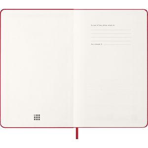 Picture 2 of Agenda 2026 Moleskine 12M Planner Weekly 7dagen/1pagina large hc scarlet red