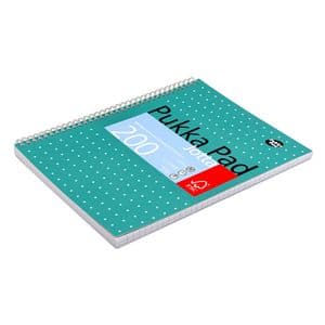 Picture 6 of Collegeblok Pukka Pad Jotta A4 lijn 4-gaats 200 pagina's 80gr groen