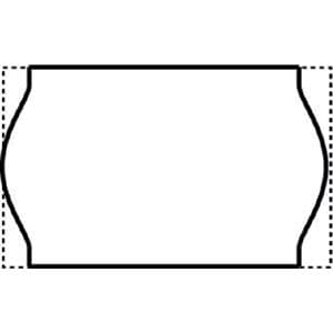 Picture 1 of Prijsetiket 16x26mm Open-Data S14/Sato Judo afneembaar wit