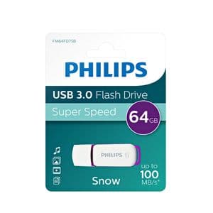 Picture 2 of USB stick 3.0 Philips Snow USB-A 64GB paars