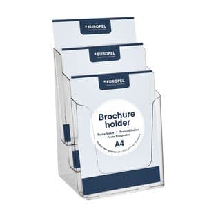 Picture 1 of Folderhouder Europel 3 vaks A4 transparant