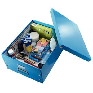 Picture 2 of Opbergdoos Leitz Click & Store WOW groot 369x200x482mm blauw
