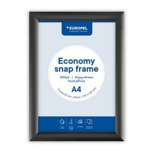 Picture 1 of Kliklijst Europel Economy A4 zwart