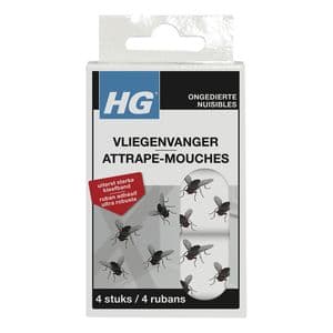 Picture 1 of Vliegenvanger HG HGX kleefstrips 4 stuks