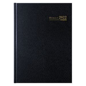 Picture 1 of Agenda 2027 Brepols Bremax Santex A4 1dag/1pagina 4 kolommen zwart