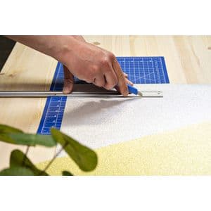 Picture 1 of Snijmes Westcott office 9mm met schuifsluiting blauw