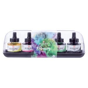 Picture 1 of Inkt Talens Ecoline met pipet primary set à 5 ass