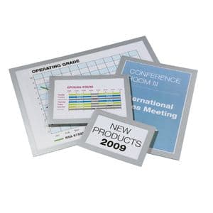 Picture 1 of Duraframe Durable 487323 A3 zilvergrijs 2 stuks